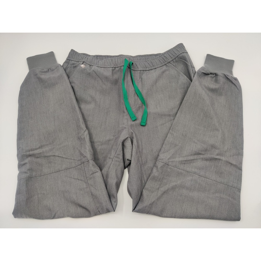 FIGS Tansen Jogger Scrub Pants Men's Medium Graphite Gray Drawstring